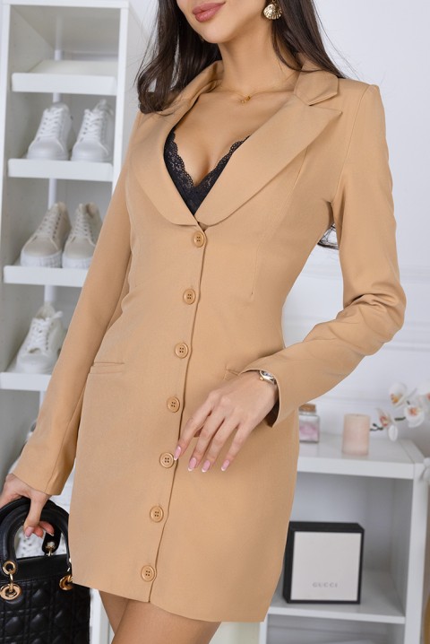 Rochie - blazer SCARLET BEIGE, Culoare: bej, IVET.RO - Reduceri de până la -80%