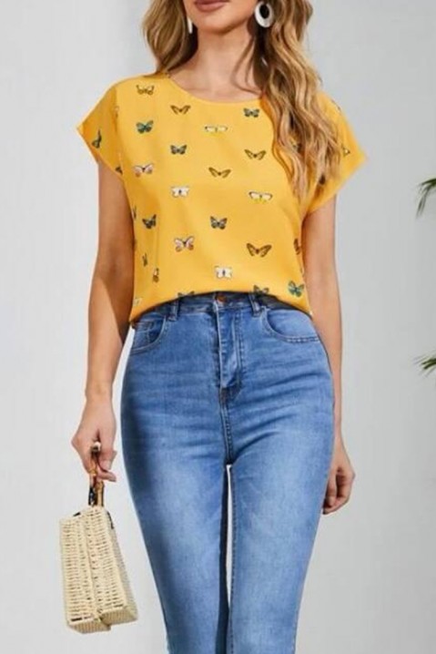 Tricou FOLGERDA YELLOW, Culoare: galben, IVET.RO - Reduceri de până la -80%