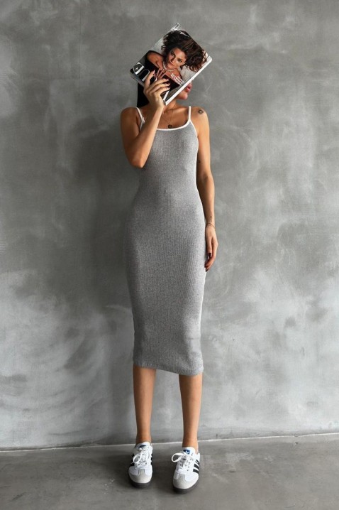 Rochie FITENDA GREY, Culoare: gri, IVET.RO - Reduceri de până la -80%