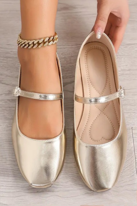 Pantofi damă FRENSOLDA GOLD, Culoare: auriu, IVET.RO - Reduceri de până la -80%