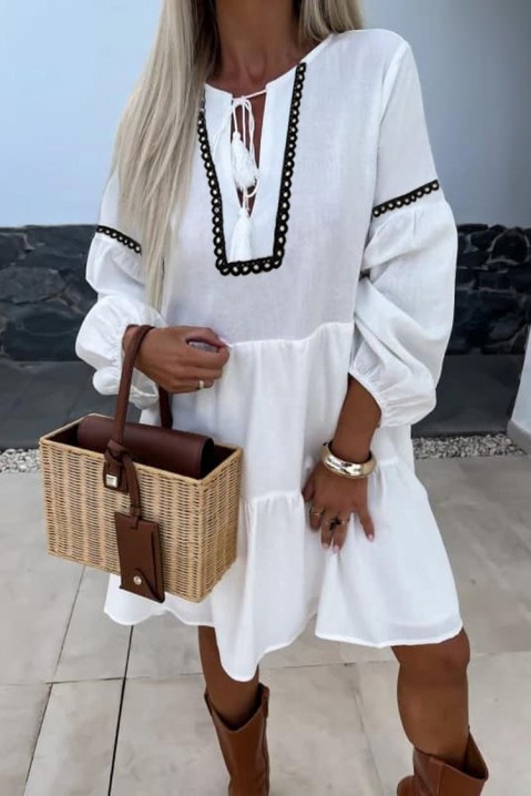 Rochie ZIODEFA WHITE, Culoare: alb, IVET.RO - Reduceri de până la -80%