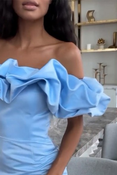 Rochie ANDIANA SKY, Culoare: albastru deschis, IVET.RO - Reduceri de până la -80%