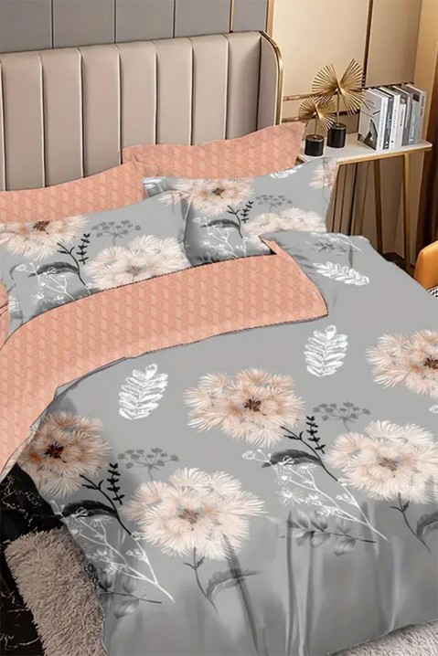 Lenjerie de pat FLOMIERA 200x220 cm bumbac satin, Culoare: multicolor, IVET.RO - Reduceri de până la -80%