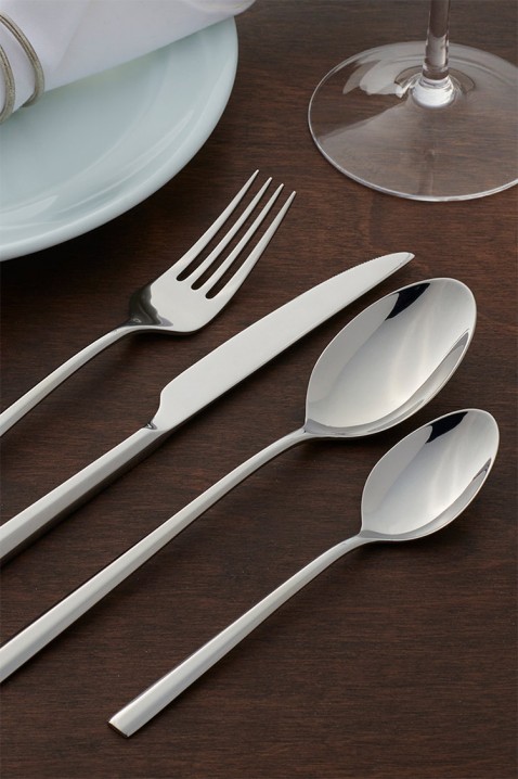 Set de tacâmuri 24 piese DESLORDA SILVER, Culoare: argintiu, IVET.RO - Reduceri de până la -80%