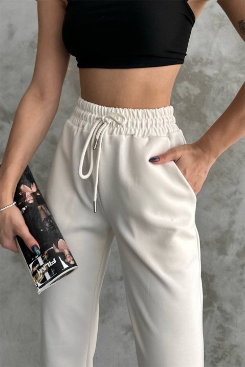 Pantaloni EDORFEA WHITE, Culoare: alb, IVET.RO - Reduceri de până la -80%