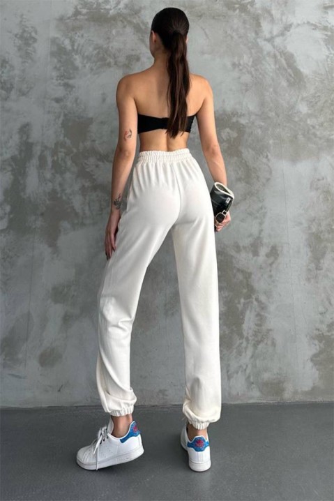 Pantaloni EDORFEA WHITE, Culoare: alb, IVET.RO - Reduceri de până la -80%