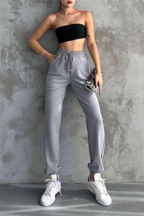 Pantaloni EDORFEA GREY, Culoare: gri, IVET.RO - Reduceri de până la -80%