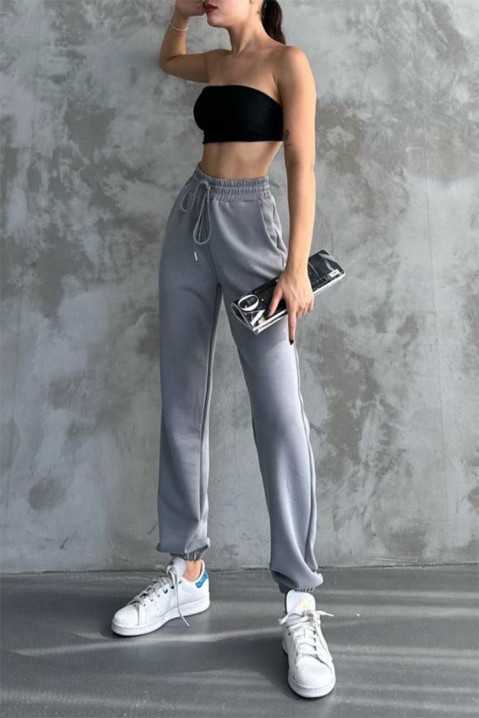 Pantaloni EDORFEA GREY, Culoare: gri, IVET.RO - Reduceri de până la -80%