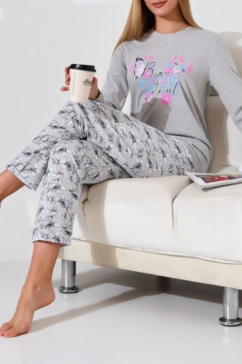 Pijama BENELXA GREY, Culoare: gri, IVET.RO - Reduceri de până la -80%