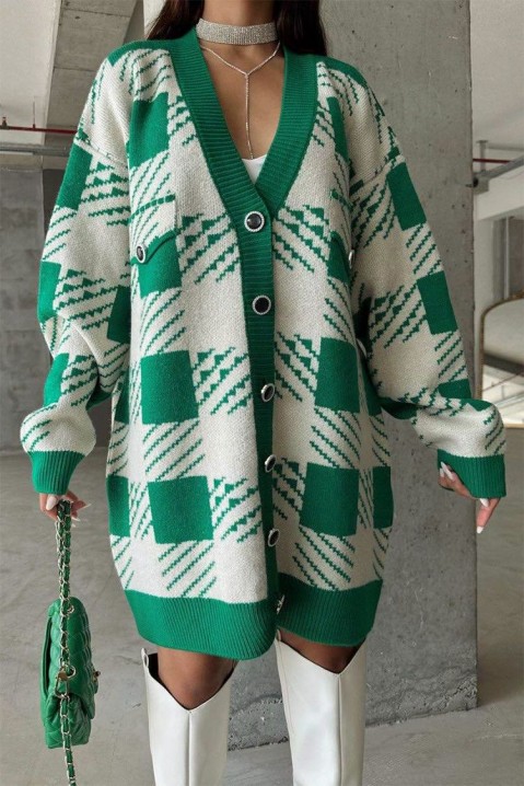 Cardigan ANDARTA GREEN, Culoare: verde, IVET.RO - Reduceri de până la -80%