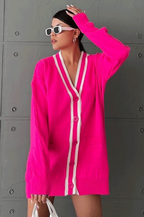 Cardigan MEROLINDA FUCHSIA, Culoare: fuchsia, IVET.RO - Reduceri de până la -80%