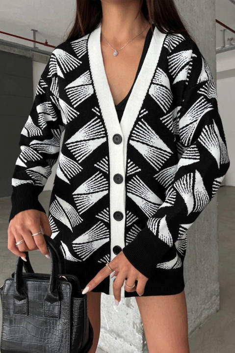 Cardigan ASTOLMEA BLACK, Culoare: negru, IVET.RO - Reduceri de până la -80%