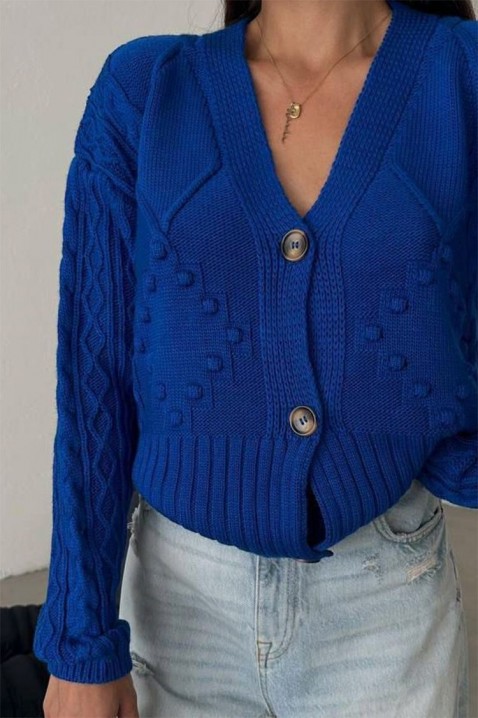 Cardigan KALMERDA BLUE, Culoare: albastru, IVET.RO - Reduceri de până la -80%