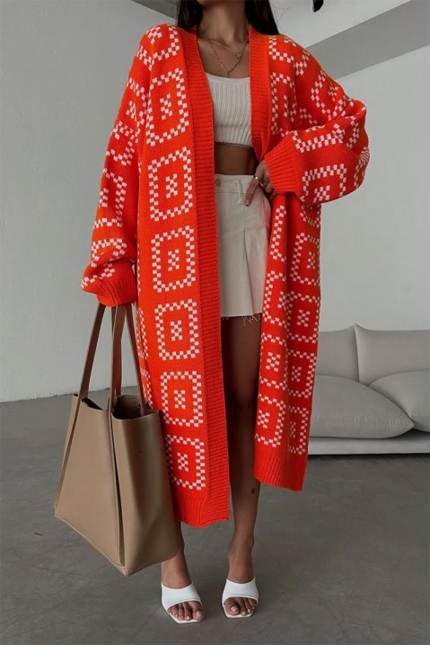 Cardigan ZAVERMA ORANGE, Culoare: portocaliu, IVET.RO - Reduceri de până la -80%