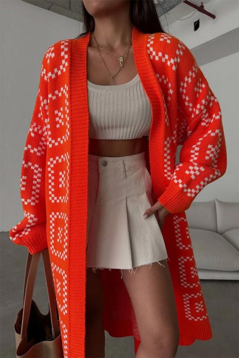 Cardigan ZAVERMA ORANGE, Culoare: portocaliu, IVET.RO - Reduceri de până la -80%