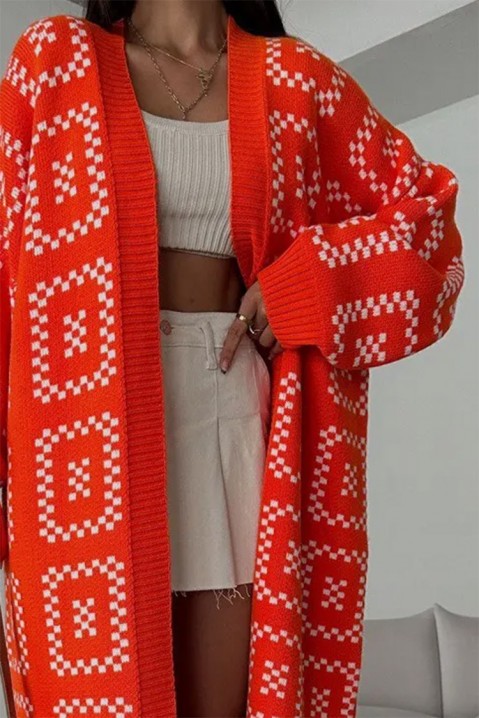 Cardigan ZAVERMA ORANGE, Culoare: portocaliu, IVET.RO - Reduceri de până la -80%