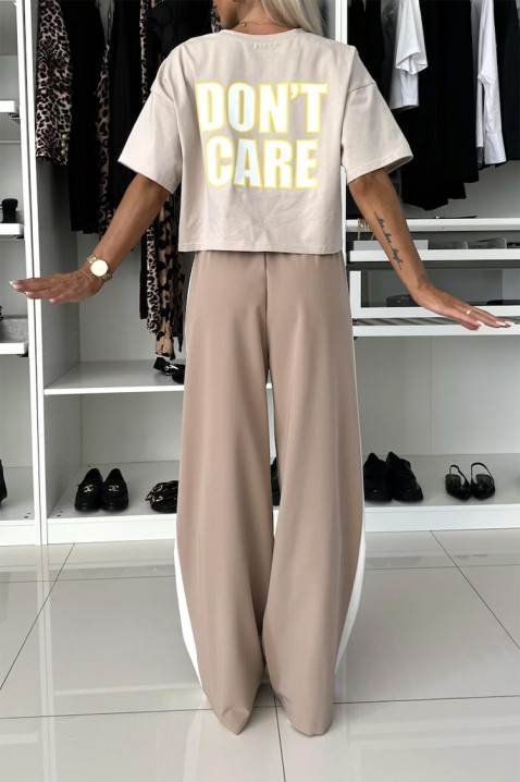 Pantaloni NERFOIDA BEIGE, Culoare: bej, IVET.RO - Reduceri de până la -80%