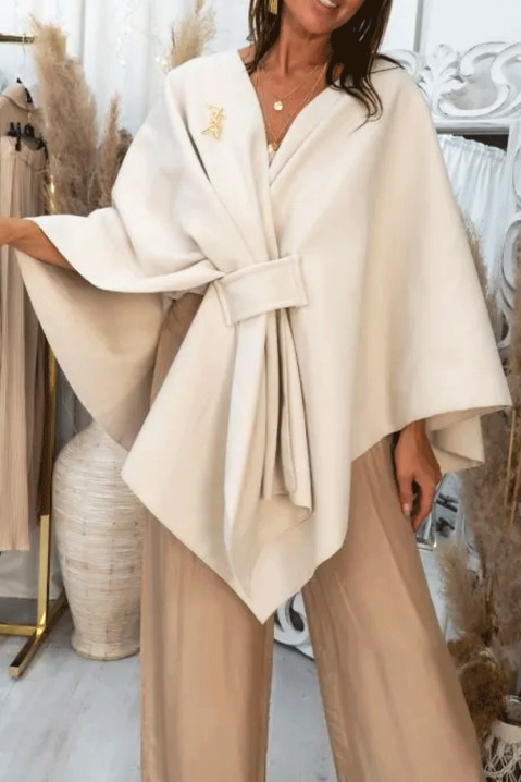 Poncho KARTELJA BEIGE, Culoare: bej, IVET.RO - Reduceri de până la -80%