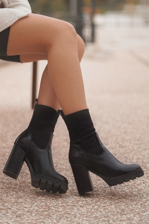 Botine damă GEORLINDA BLACK, Culoare: negru, IVET.RO - Reduceri de până la -80%