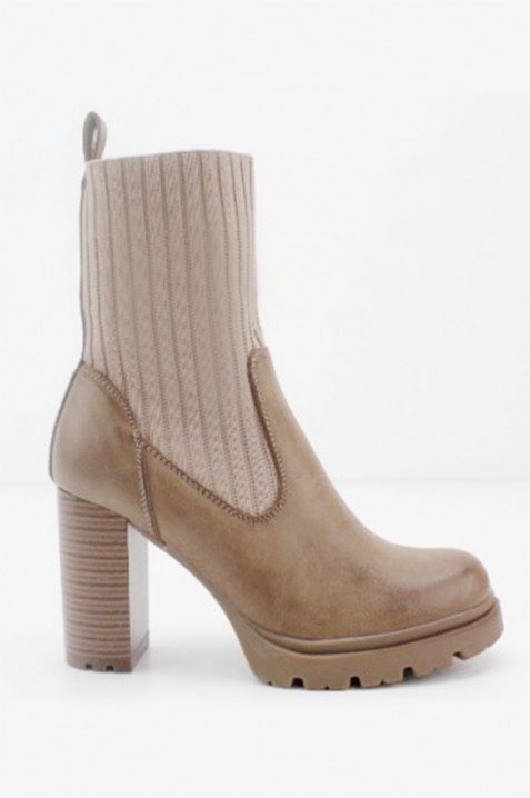 Botine damă GEORLINDA BEIGE, Culoare: bej, IVET.RO - Reduceri de până la -80%