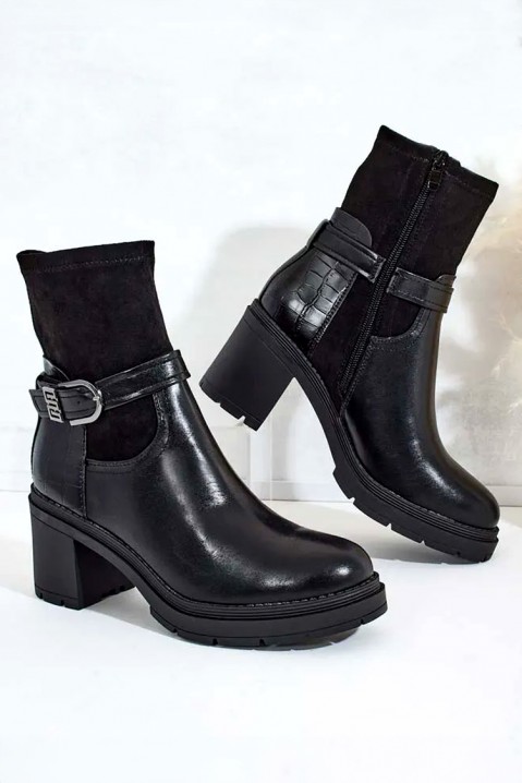 Botine damă NUBELDA BLACK, Culoare: negru, IVET.RO - Reduceri de până la -80%