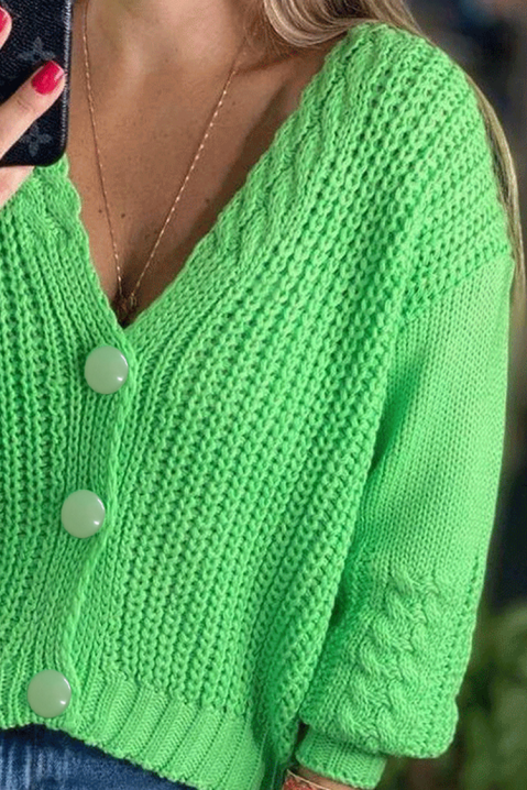 Cardigan BALENTINA, Culoare: verde, IVET.RO - Reduceri de până la -80%