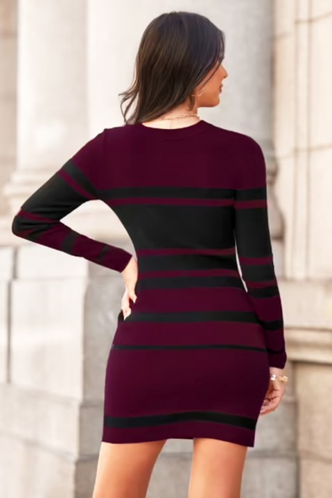 Rochie FLORBELSA BORDO, Culoare: bordo, IVET.RO - Reduceri de până la -80%