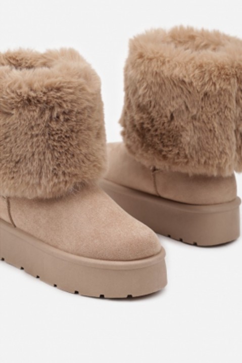 Botine damă HOLMEXA BEIGE, Culoare: bej, IVET.RO - Reduceri de până la -80%