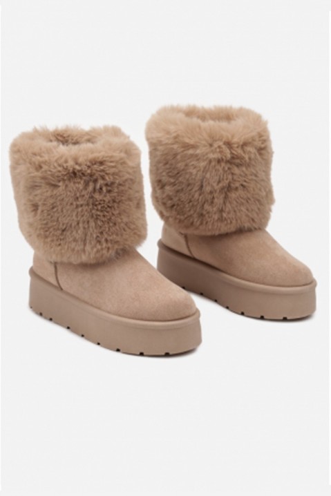 Botine damă HOLMEXA BEIGE, Culoare: bej, IVET.RO - Reduceri de până la -80%