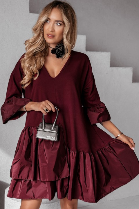 Rochie NORELGA BORDO, Culoare: bordo, IVET.RO - Reduceri de până la -80%