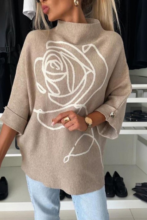 Pulover VANESA BEIGE, Culoare: bej, IVET.RO - Reduceri de până la -80%