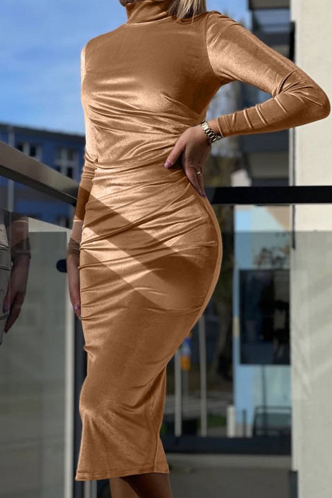 Rochie NONFELSA CAMEL, Culoare: maro deschis    , IVET.RO - Reduceri de până la -80%