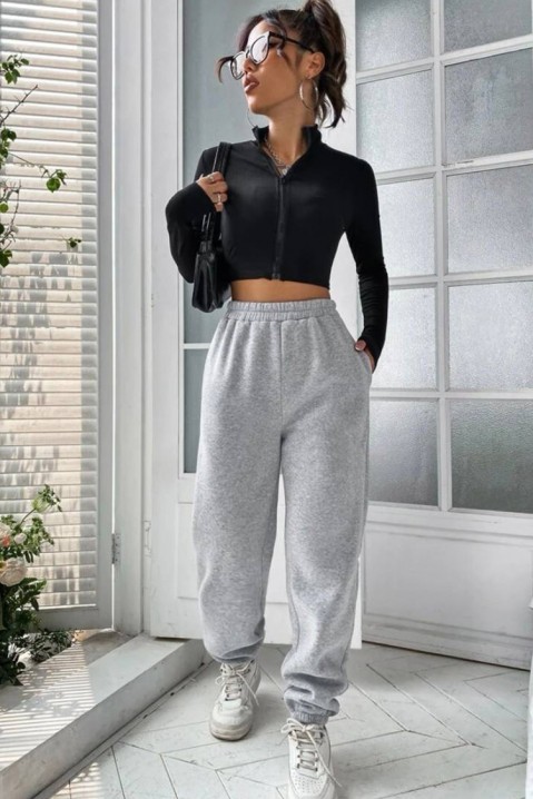 Pantaloni LURELDA GREY, Culoare: gri, IVET.RO - Reduceri de până la -80%