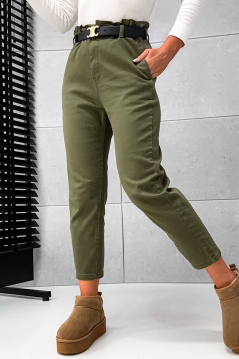 Pantaloni MIRELIA GREEN, Culoare: verde, IVET.RO - Reduceri de până la -80%