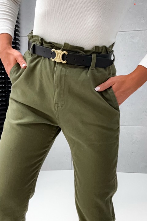 Pantaloni MIRELIA GREEN, Culoare: verde, IVET.RO - Reduceri de până la -80%