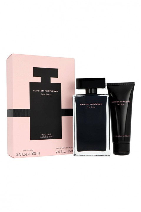 Set pentru damă Narciso Rodriguez For Her EDT 100 ml + Body Lotion 75 mlIVET.RO - Reduceri de până la -80%