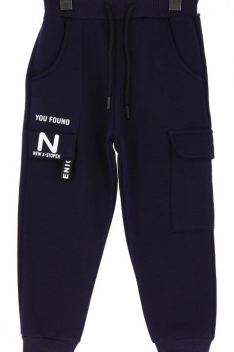 Pantaloni copii BORILDI NAVY, Culoare: bleumarin, IVET.RO - Reduceri de până la -80%