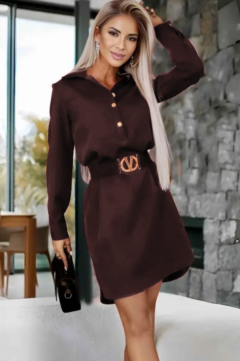 Rochie ZIOMENA BROWN, Culoare: maro, IVET.RO - Reduceri de până la -80%