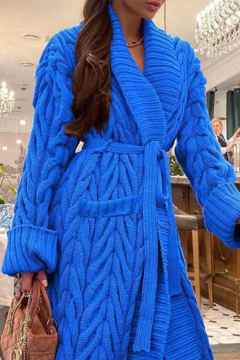 Cardigan HERIKA BLUE, Culoare: albastru, IVET.RO - Reduceri de până la -80%