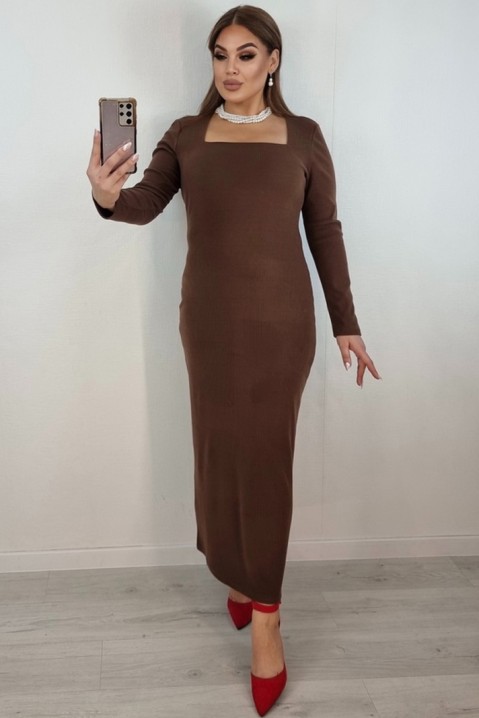 Rochie ARMELHA BROWN, Culoare: maro, IVET.RO - Reduceri de până la -80%