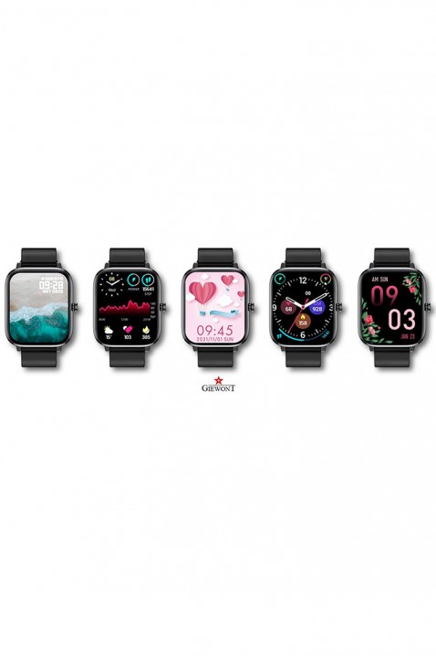 Ъeas smartwatch Giewont Dynamic SmartCall GW230-2, Culoare: negru, IVET.RO - Reduceri de până la -80%