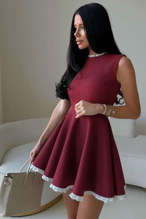 Rochie KOMELDA BORDO, Culoare: bordo, IVET.RO - Reduceri de până la -80%