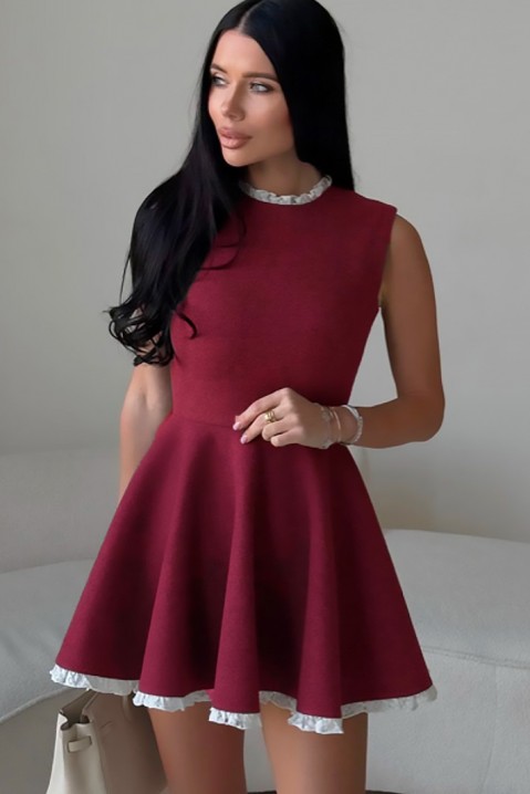 Rochie KOMELDA BORDO, Culoare: bordo, IVET.RO - Reduceri de până la -80%