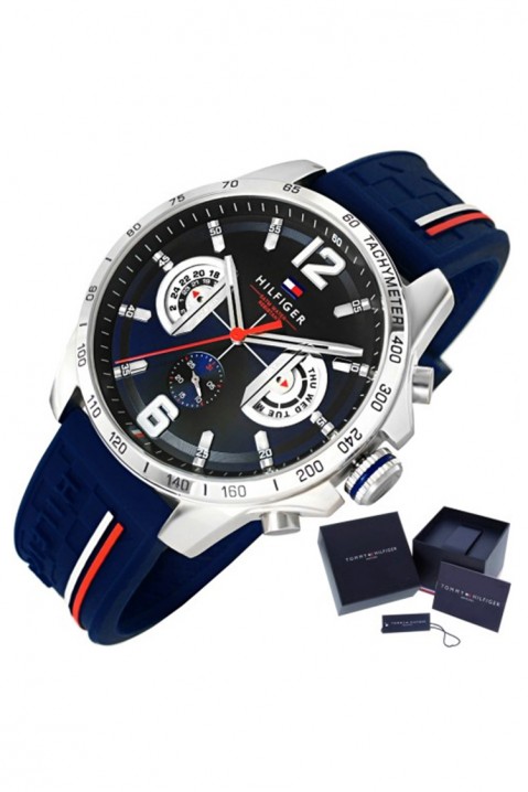 Ceas de bărbați Tommy Hilfiger Decker 1791476, Culoare: bleumarin, IVET.RO - Reduceri de până la -80%