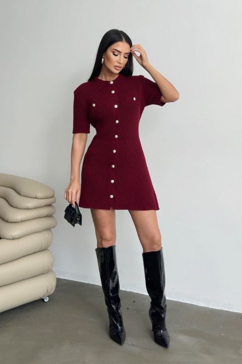 Rochie DIMANA BORDO, Culoare: bordo, IVET.RO - Reduceri de până la -80%