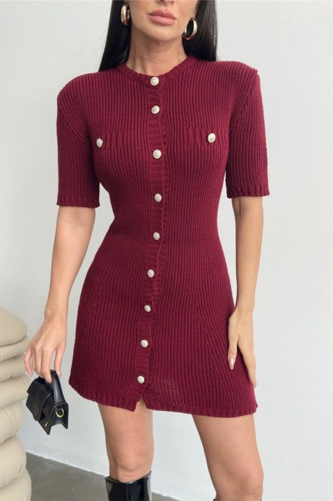 Rochie DIMANA BORDO, Culoare: bordo, IVET.RO - Reduceri de până la -80%