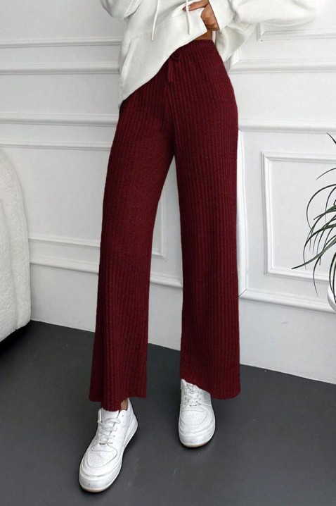 Pantaloni RIAVERA BORDO, Culoare: bordo, IVET.RO - Reduceri de până la -80%