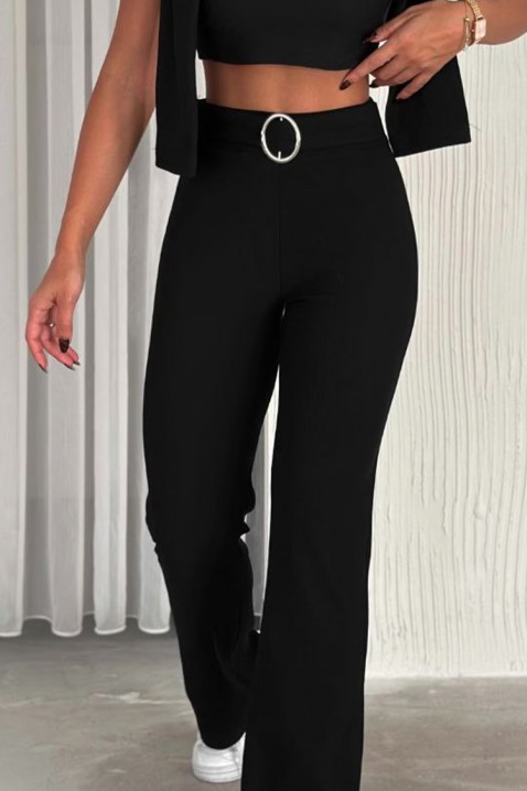 Pantaloni MARVIENA BLACK, Culoare: negru, IVET.RO - Reduceri de până la -80%