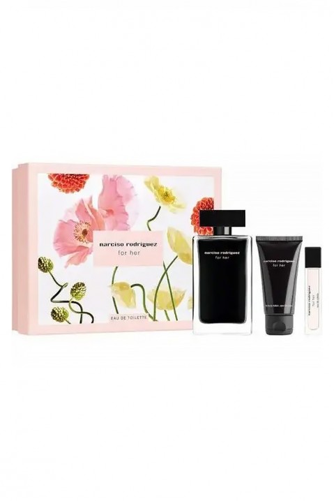 Set pentru damă Narciso Rodriguez For Her EDT 100 ml + Mini 10 ml + Body Lotion 50 mlIVET.RO - Reduceri de până la -80%