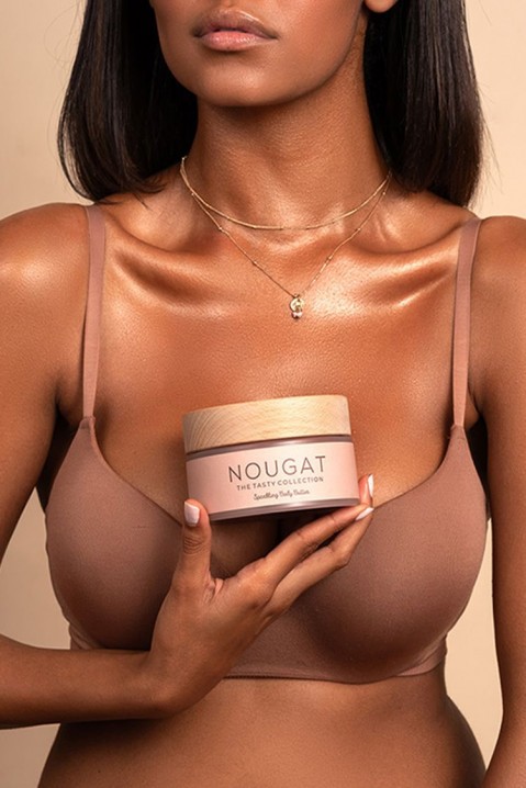 Mousse de corp hrănitoare cu particule de sclipici COCOSOLIS NOUGAT SPARKLING BODY BUTTER 250 mlIVET.RO - Reduceri de până la -80%